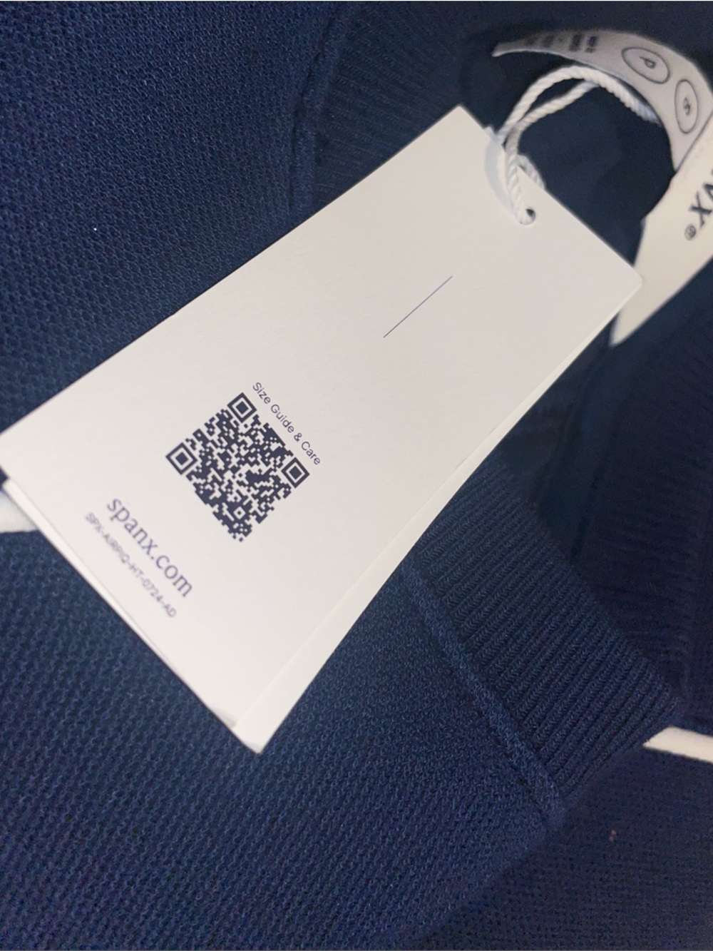 SPANX AirEssentials® Pique Crewneck Top NWT - Picture 2 of 5
